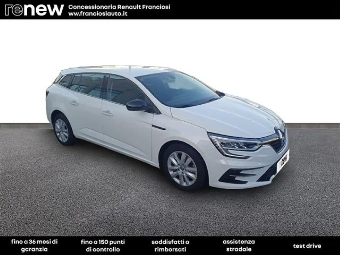 Renault Megane Sporter 1.5 Blue dCi Equilibre EDC Blanc - 2