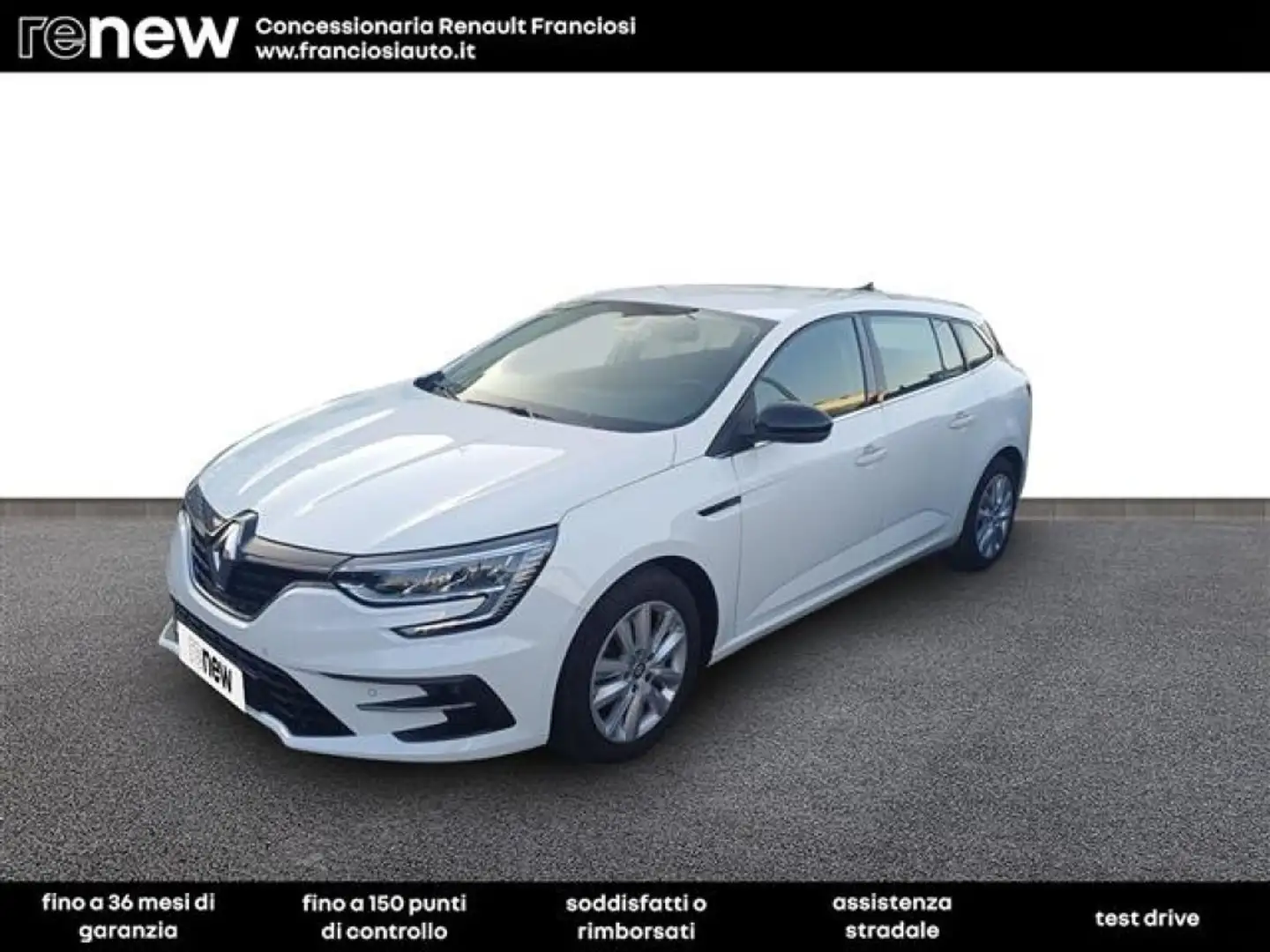 Renault Megane Sporter 1.5 Blue dCi Equilibre EDC Blanc - 1