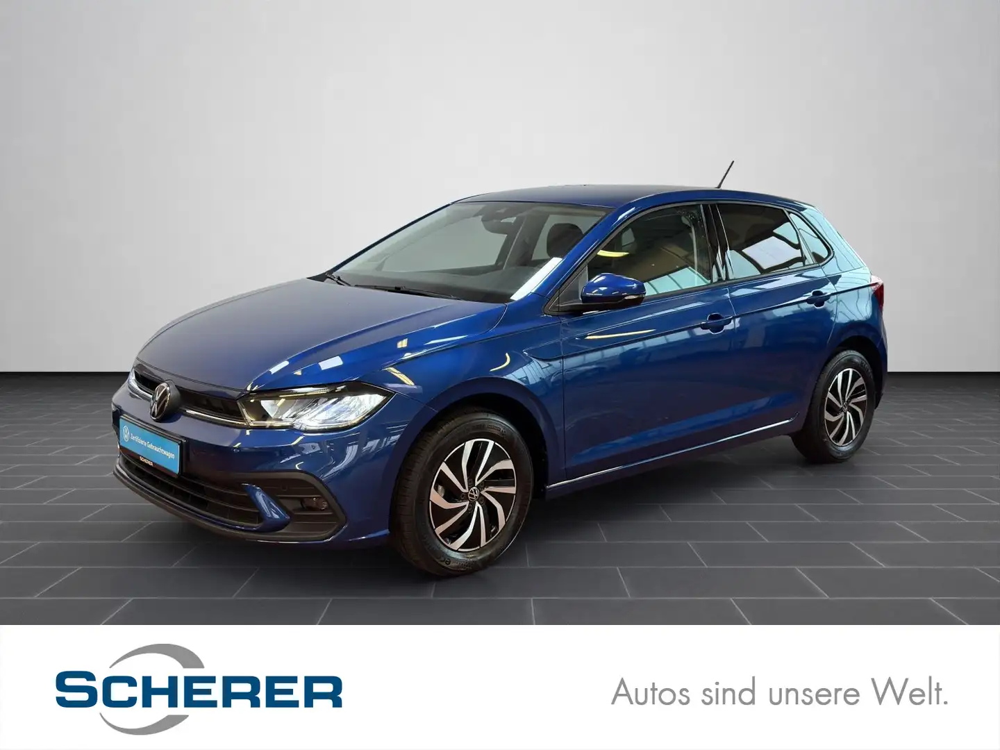 Volkswagen Polo Life 1,0 l TSI OPF 70 kW (95 PS) 5-Gang Blau - 1