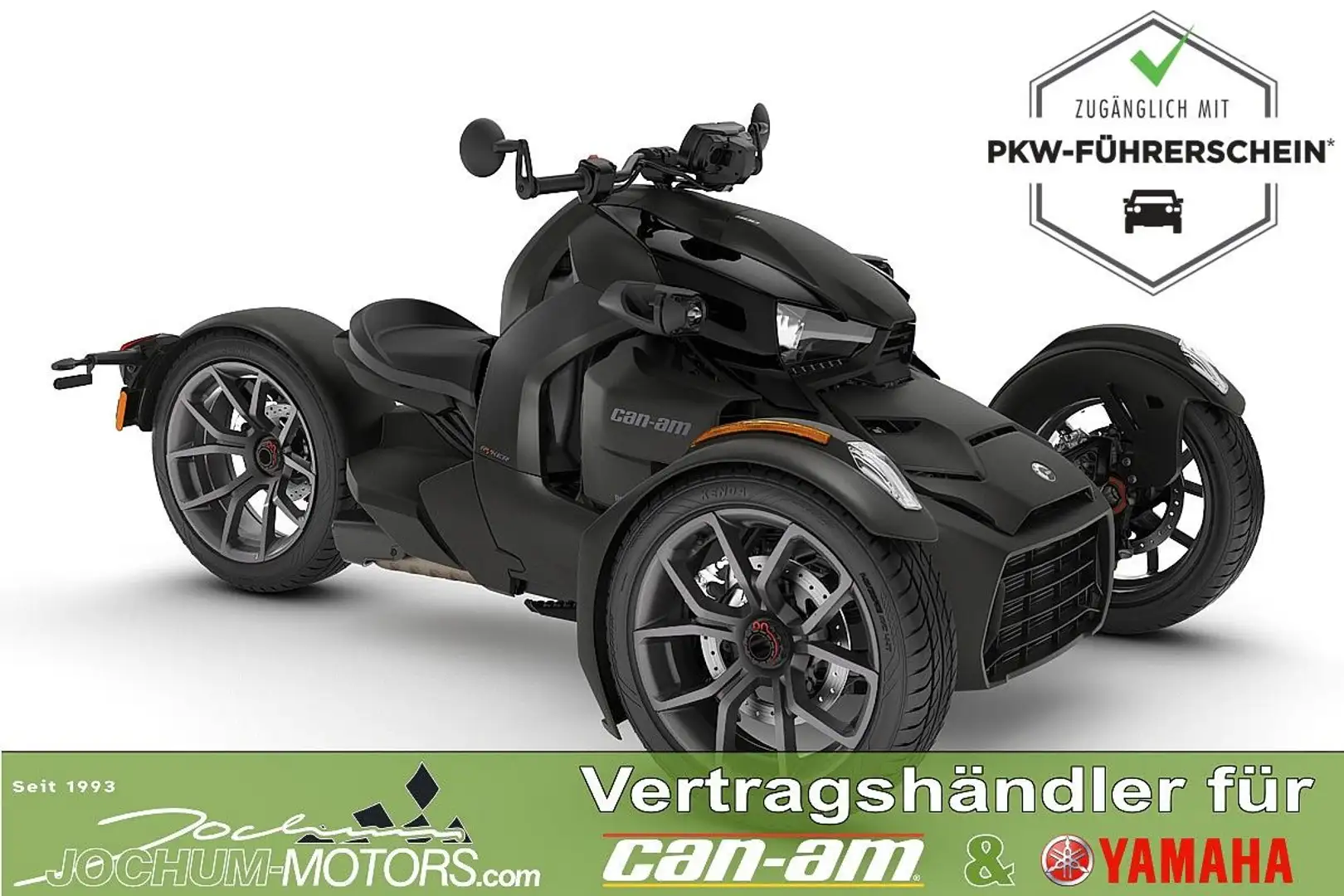 Can-Am Ryker 900 inkl.  5 Jahre Garantie Czarny - 1