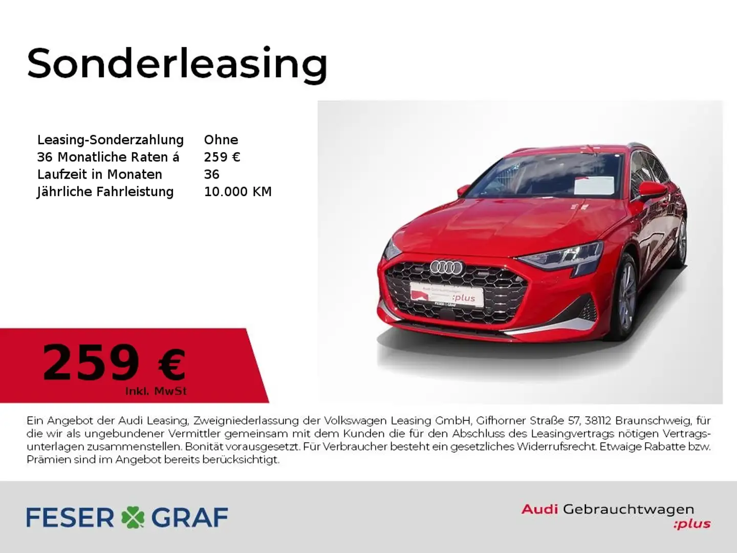 Audi A3 30 TFSI Navi/Sportsitze/AHK/17 Zoll Rood - 1