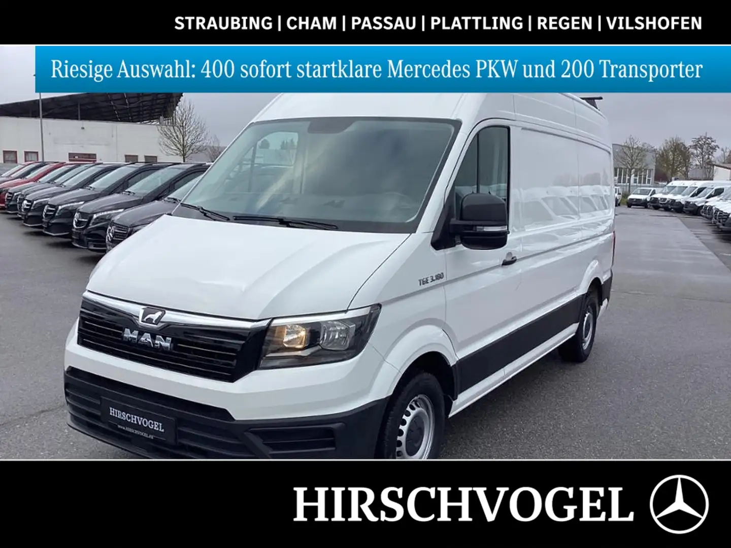 MAN TGE 3.180 Kasten L2H2 RWD+Kamera+Stdhzg+AHK3,5t Blanc - 1