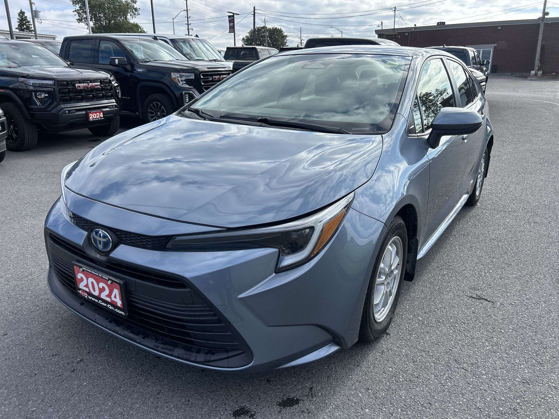 Silver 2024 Toyota Corolla Hybrid Sedan All-Wheel Drive Automatic