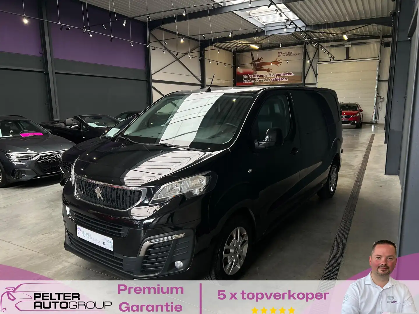 Peugeot Expert 2.0 HDI 3 Zit Half leder GPS Black - 1
