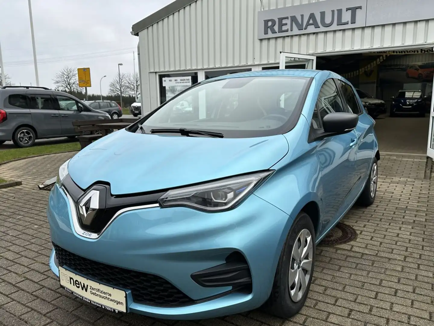 Renault ZOE (ohne Batterie) Z.E. 40 LIFE Blau - 1