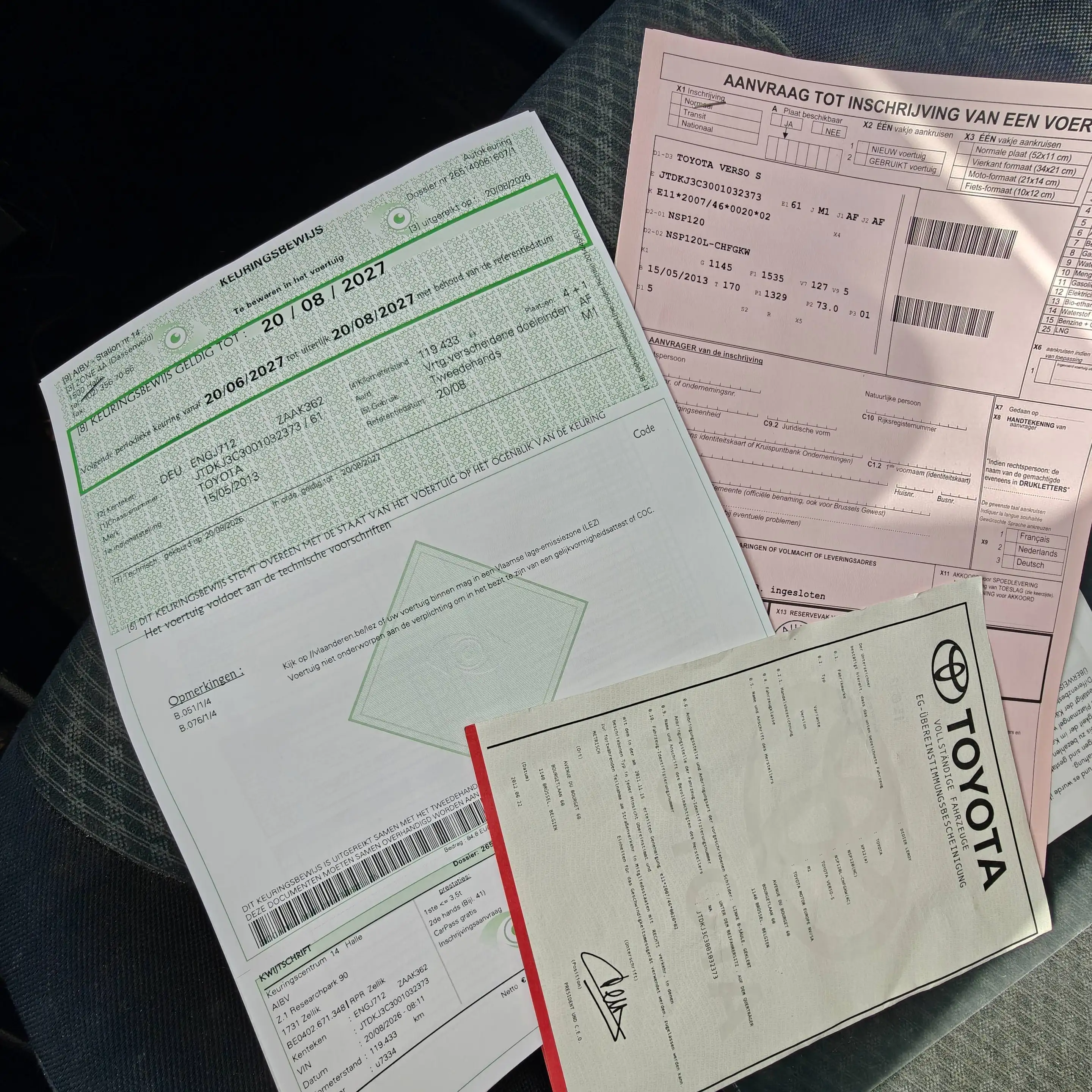 Toyota Verso-S Verso S 1.33 VVT-i 119000 km prêt à immatriculé — photo 12