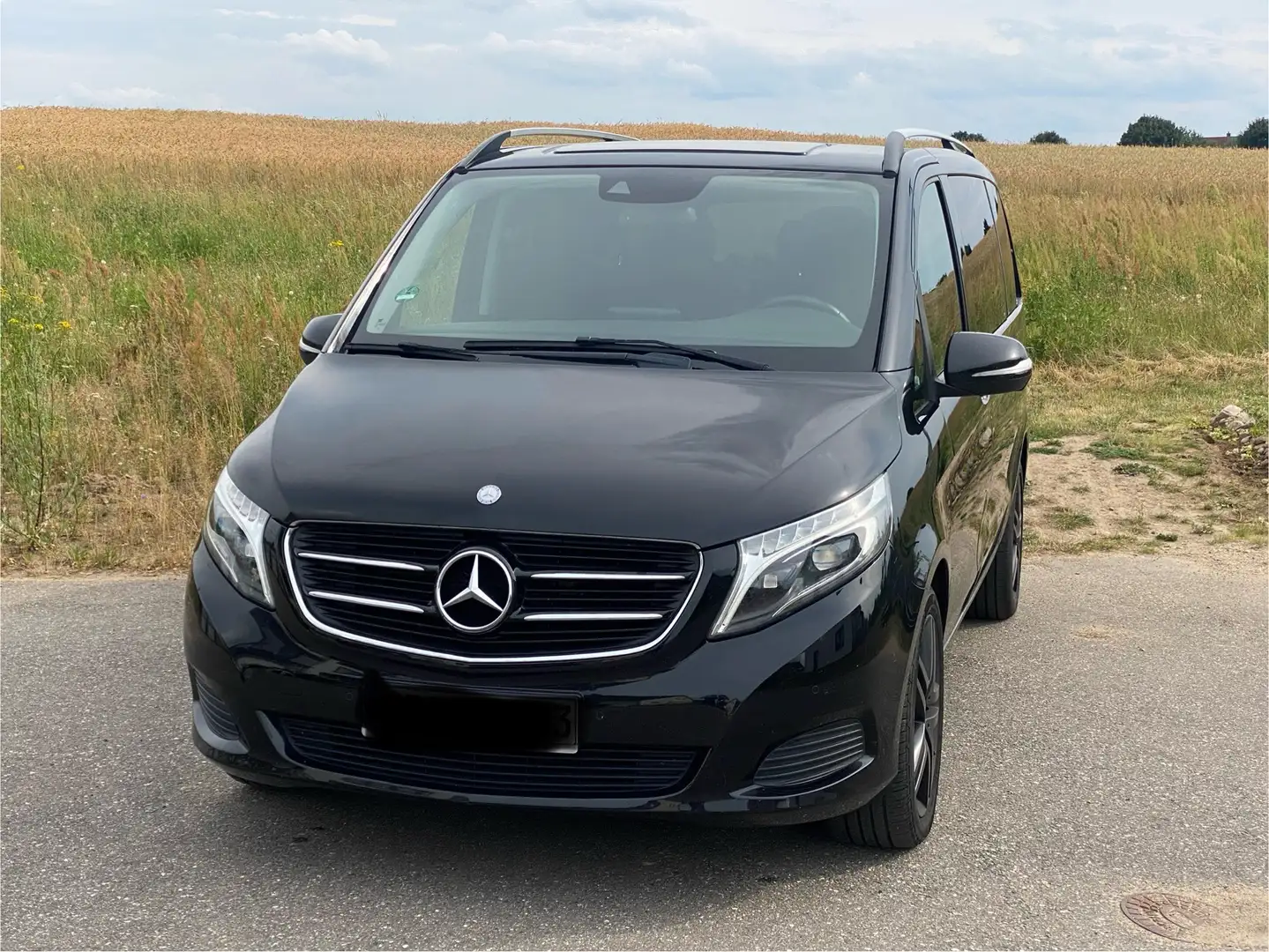 Mercedes-Benz V 220 d kompakt 7G, TÜV/ Service neu, LED Schwarz - 1