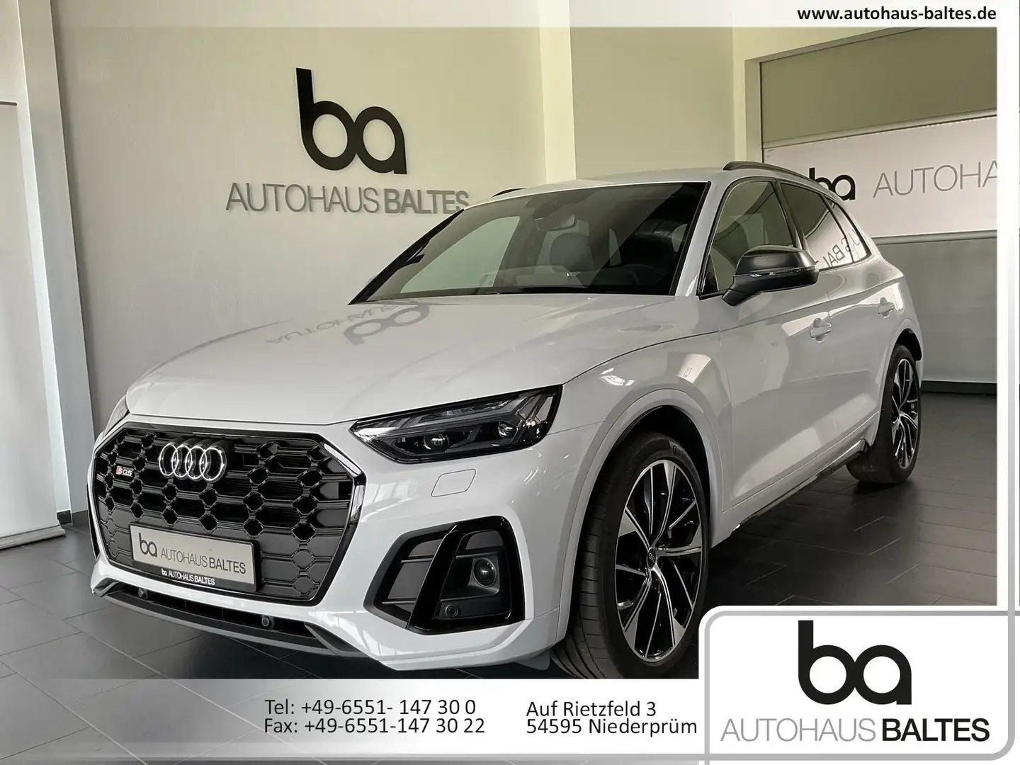 Audi SQ5 SQ5 3.0 TDI quattro 21/Matrix/Navi/Kam/Smart/AHK Blanc - 1
