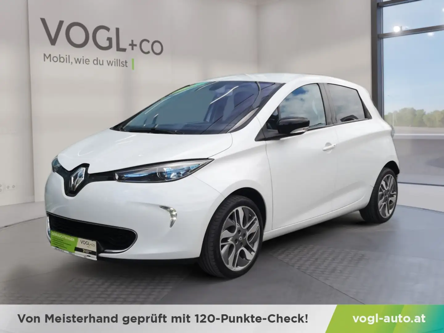 Renault ZOE R240 22kWh Intens (Batteriemiete) Weiß - 1