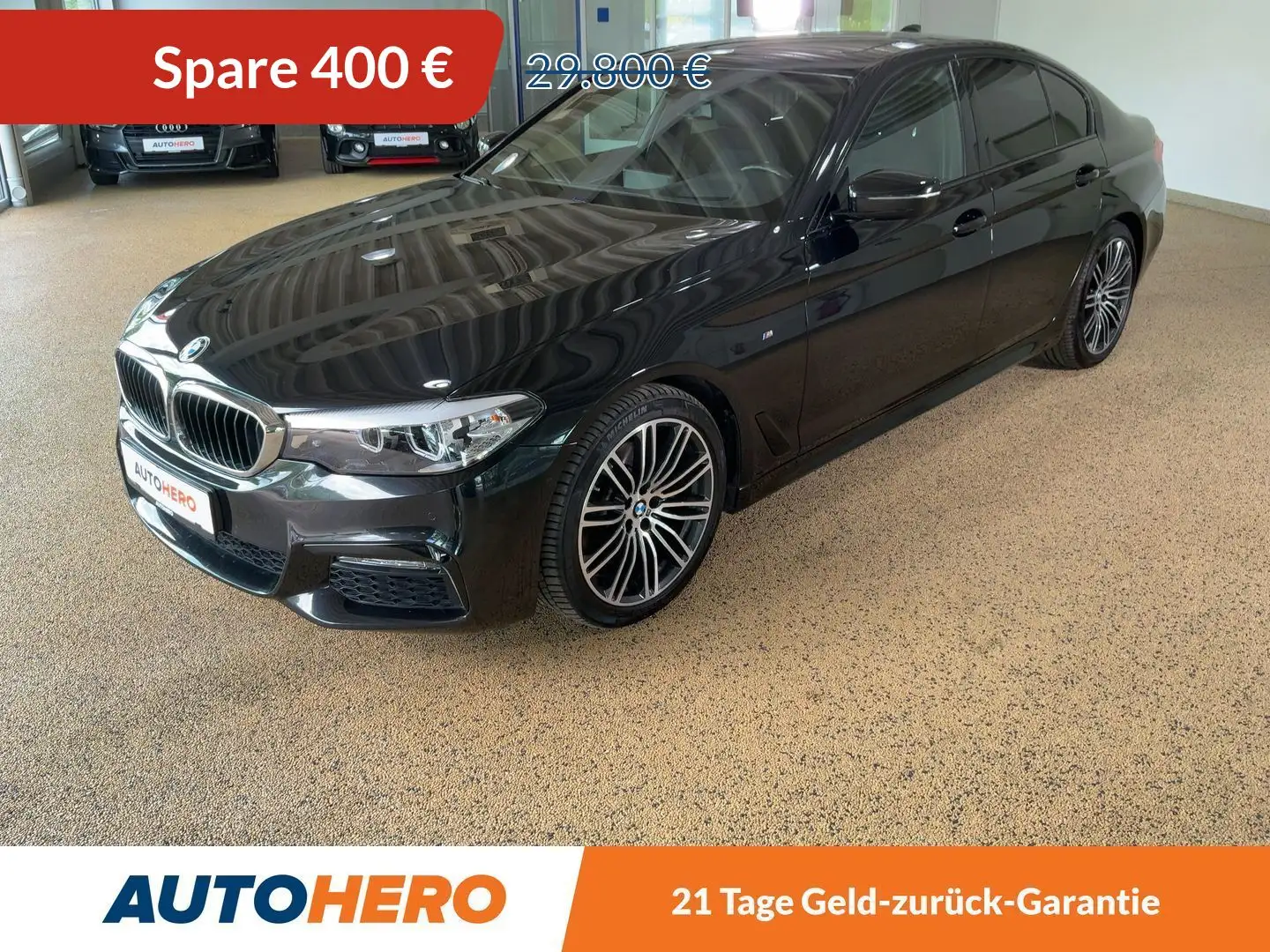 BMW 520 520d M Sport Aut.*NAVI*LED*HUD*TEMPO*CAM*PDC* Noir - 1