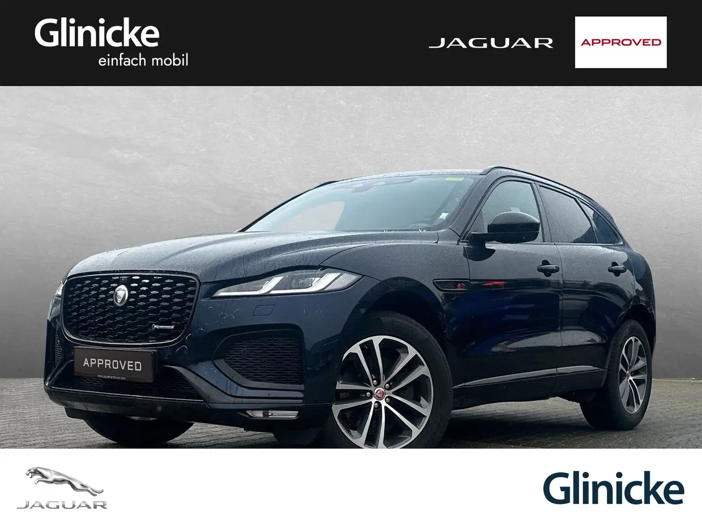 Jaguar F-Pace F-PACE P250 AWD R-Dynamic SE Pano 3D-Kamera Blau - 1