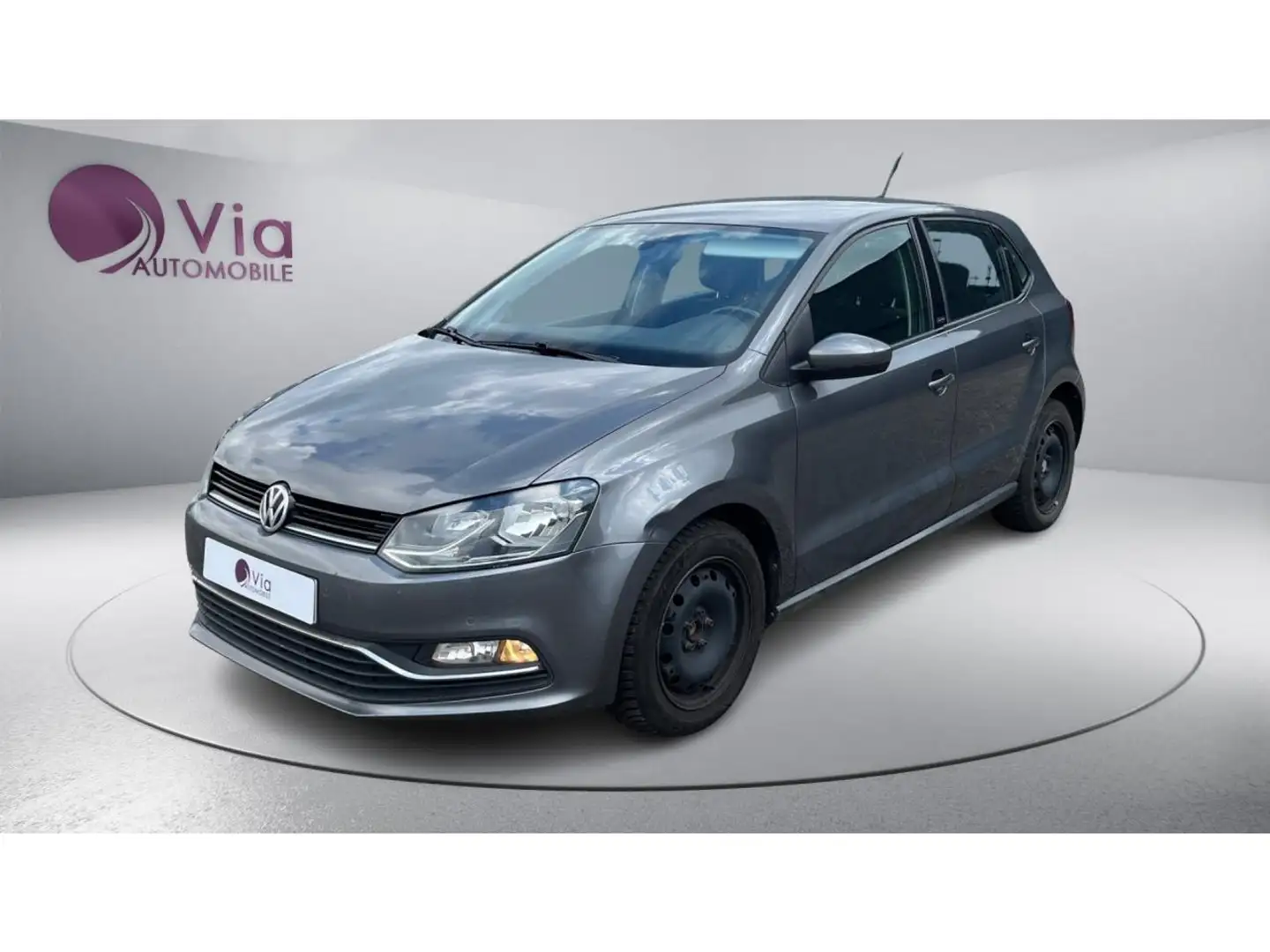 Volkswagen Polo 1.2 TSI 90 Allstar - GPS / RADAR AV+AR / ENTRETIEN Gris - 1