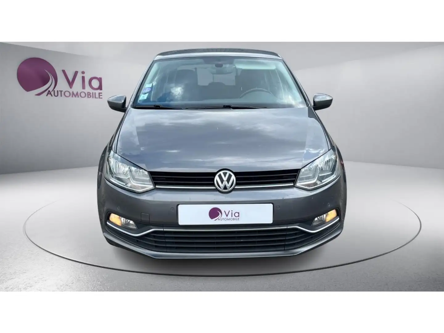Volkswagen Polo 1.2 TSI 90 Allstar - GPS / RADAR AV+AR / ENTRETIEN Gris - 2