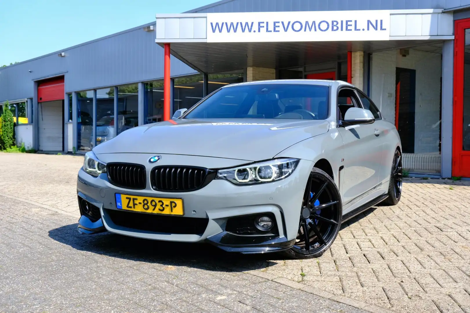 BMW 420 4-serie Coupé 420i 184pk M Sport Aut. Leder|Cam|Sp Grijs - 1