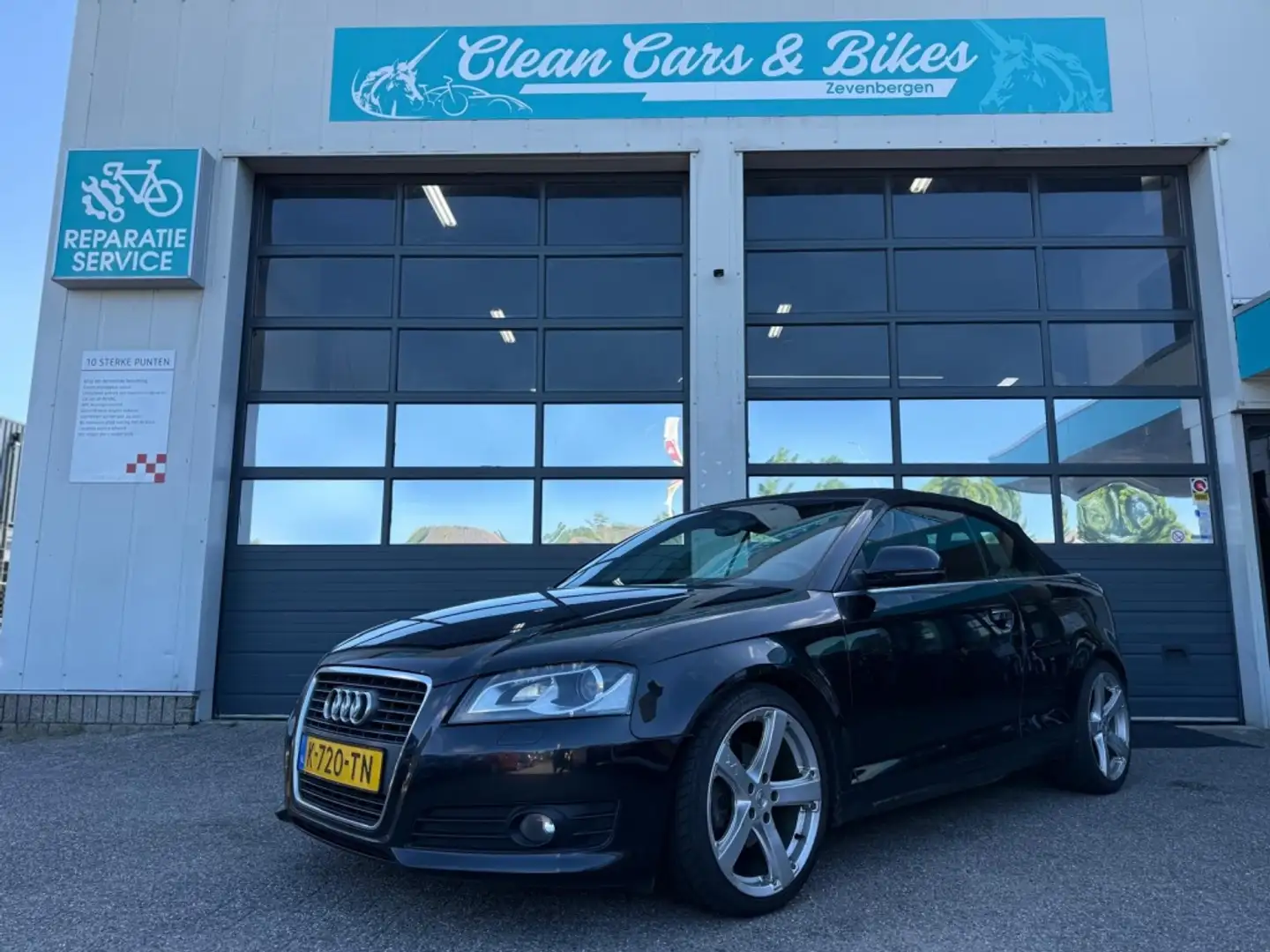 Audi A3 Cabriolet 1.8 TFSI Attraction Zwart - 2