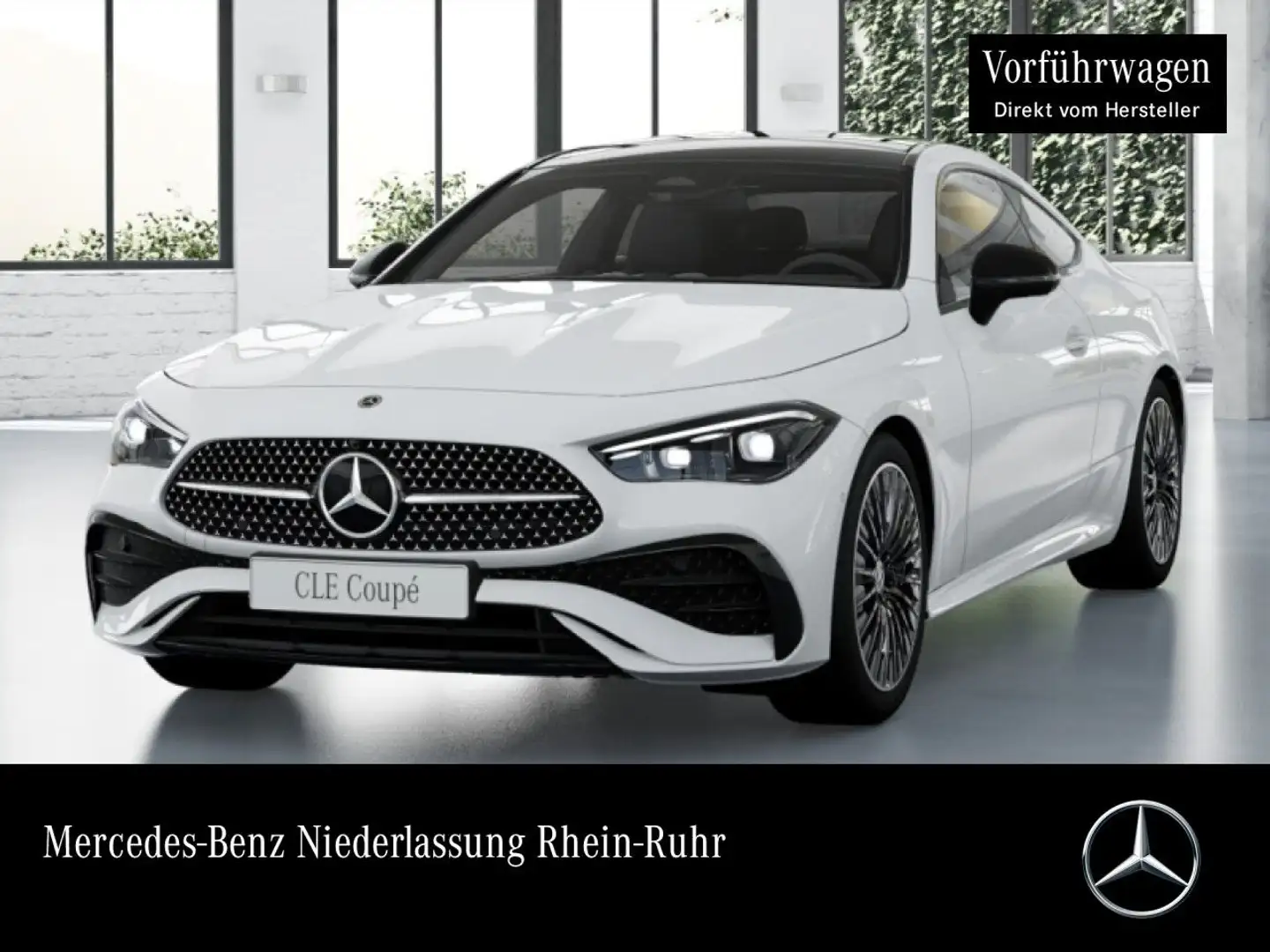 Mercedes-Benz CLE 200 AMG+NIGHT+PANO+360+BURMESTER+TOTW+KEYLESS Weiß - 1