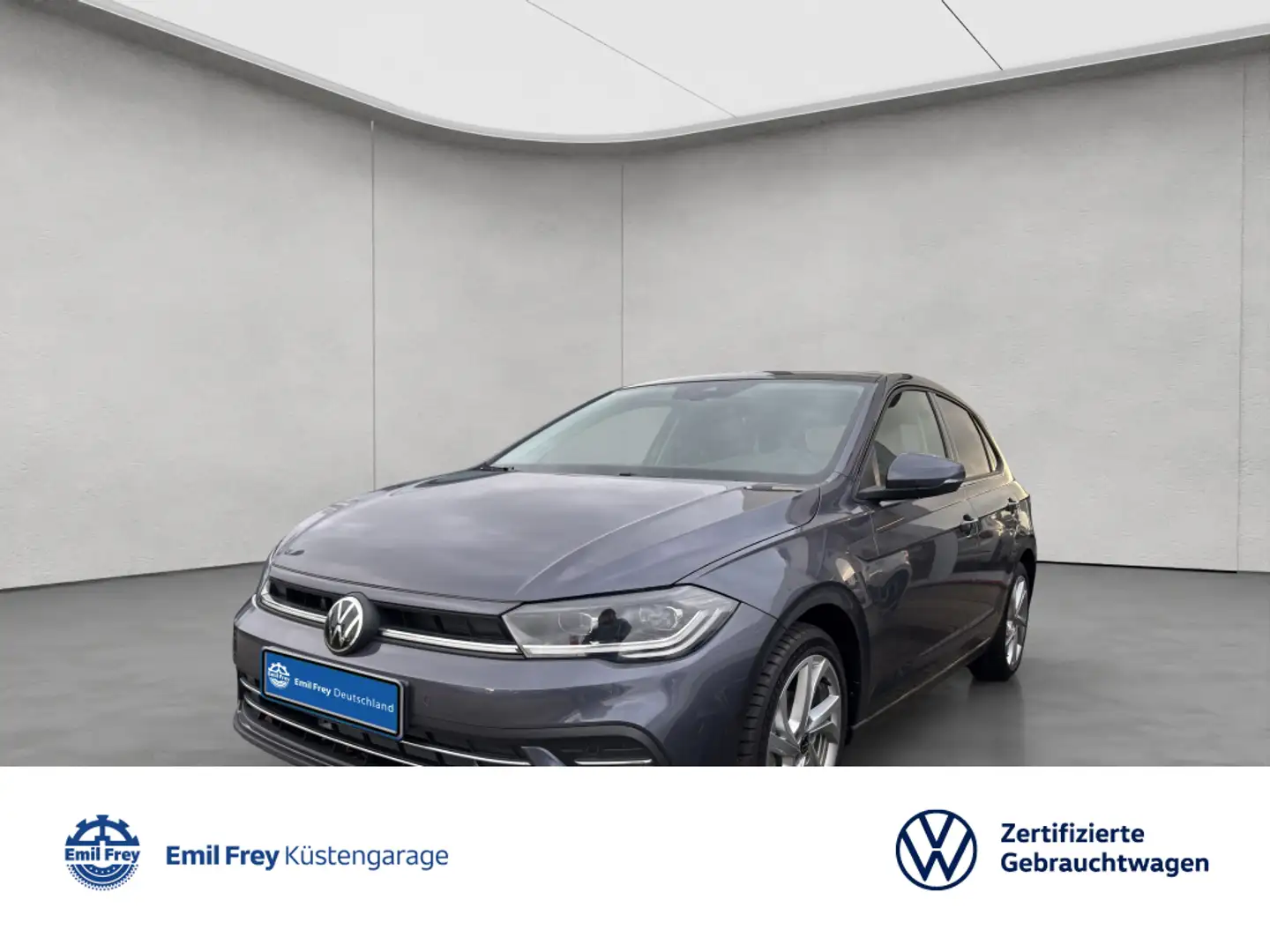 Volkswagen Polo Style 1.0l TSI DSG AHK SHZ ACC NAVI Grau - 1