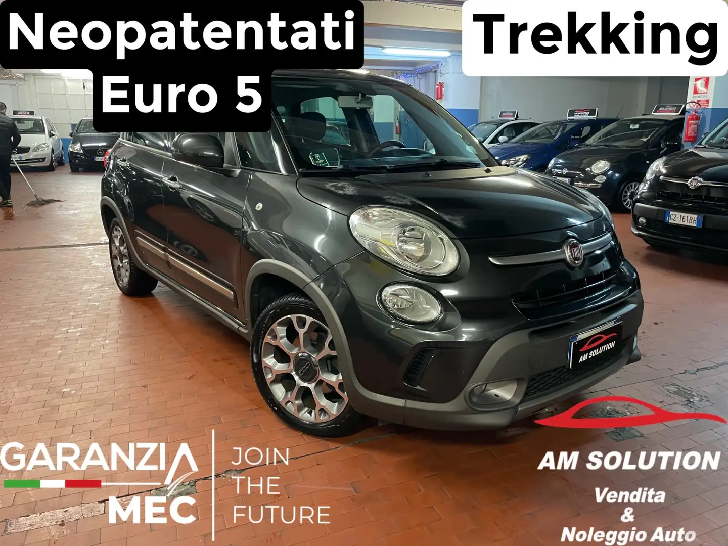 Fiat 500L 500L 1.3 MJT Neopatentati Euro 5 Schwarz - 1
