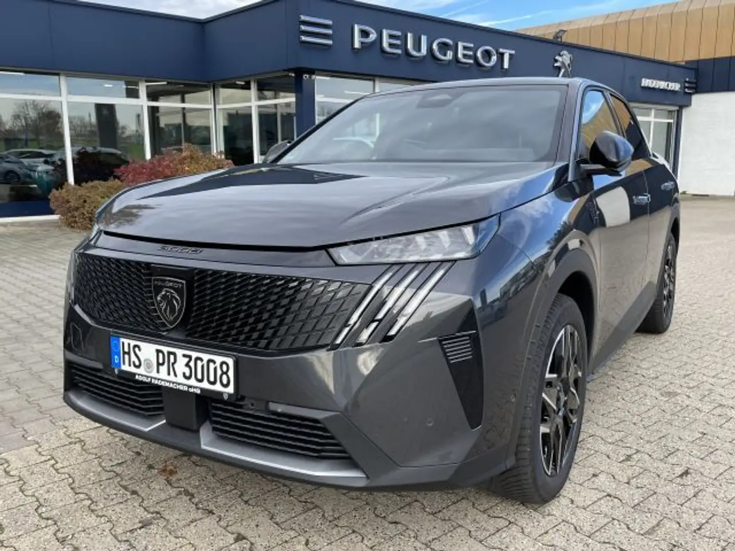 Peugeot 3008 Hybrid 145 e-DSC6 GT Gris - 1