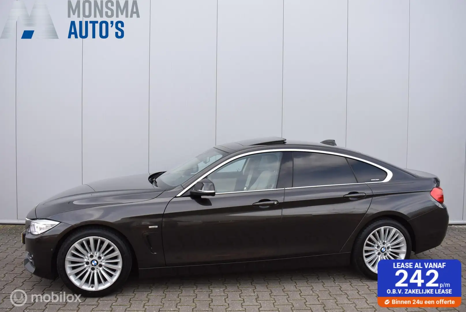 BMW 420 4-serie Gran Coupé 420i High Executive Brun - 1