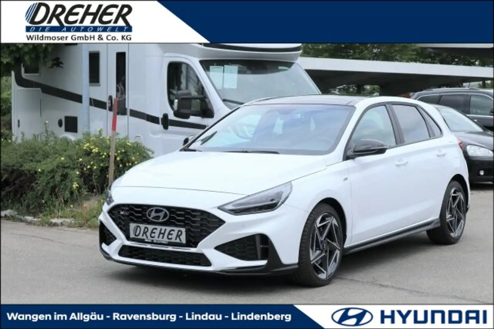 Hyundai i30 i30 N Line Panoramadach Sitzhzg Kamera uvm  Navi Weiß - 1
