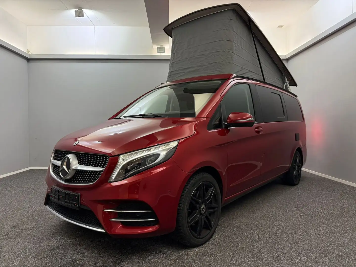 Mercedes-Benz V 300 Marco Polo 4M AMG AHK*ACC*STD-HZG*360*19Z Rouge - 1