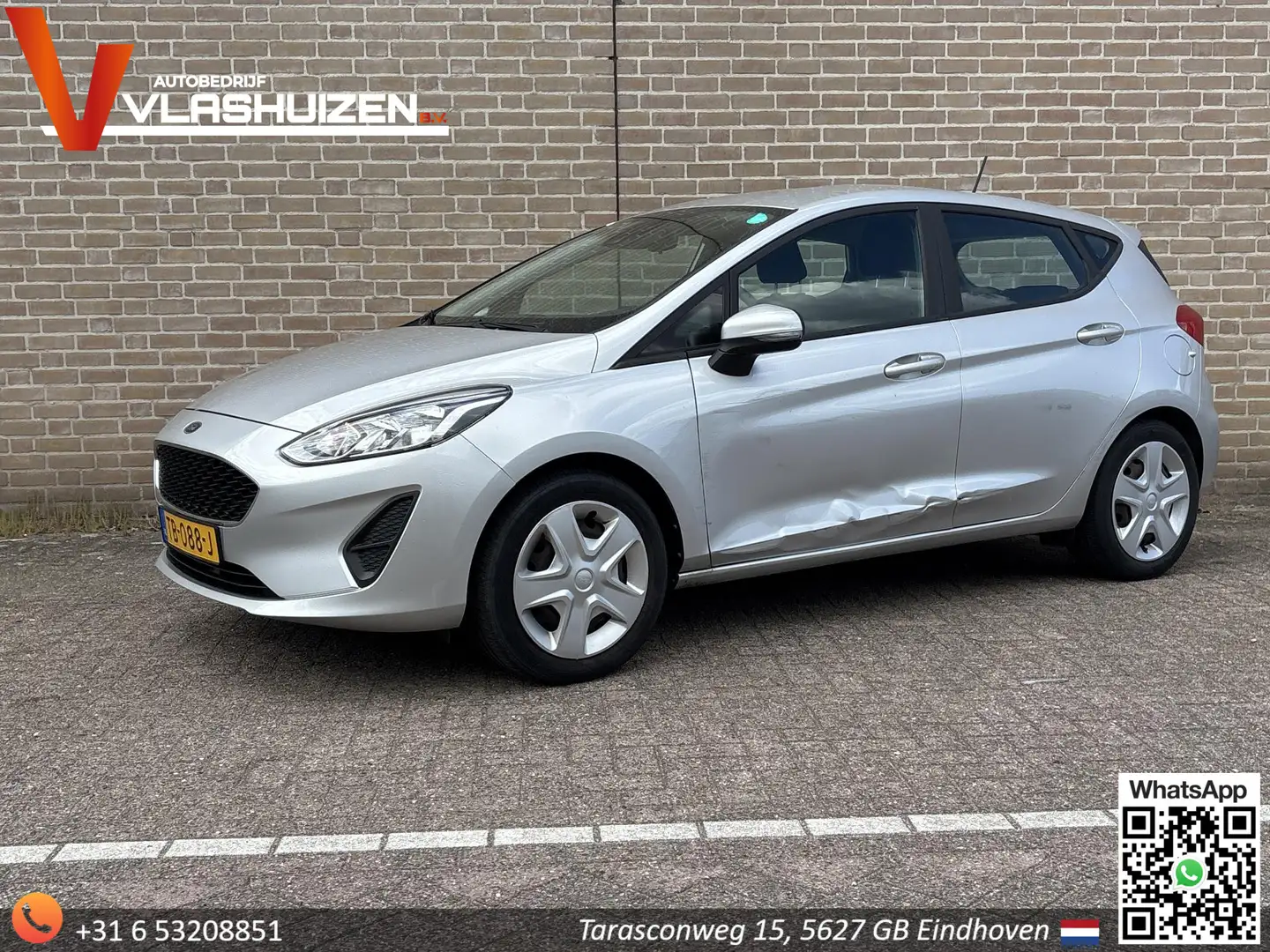 Ford Fiesta 1.1 Trend € 4.450,- NETTO | Cruise | Climate | Nav Grijs - 1
