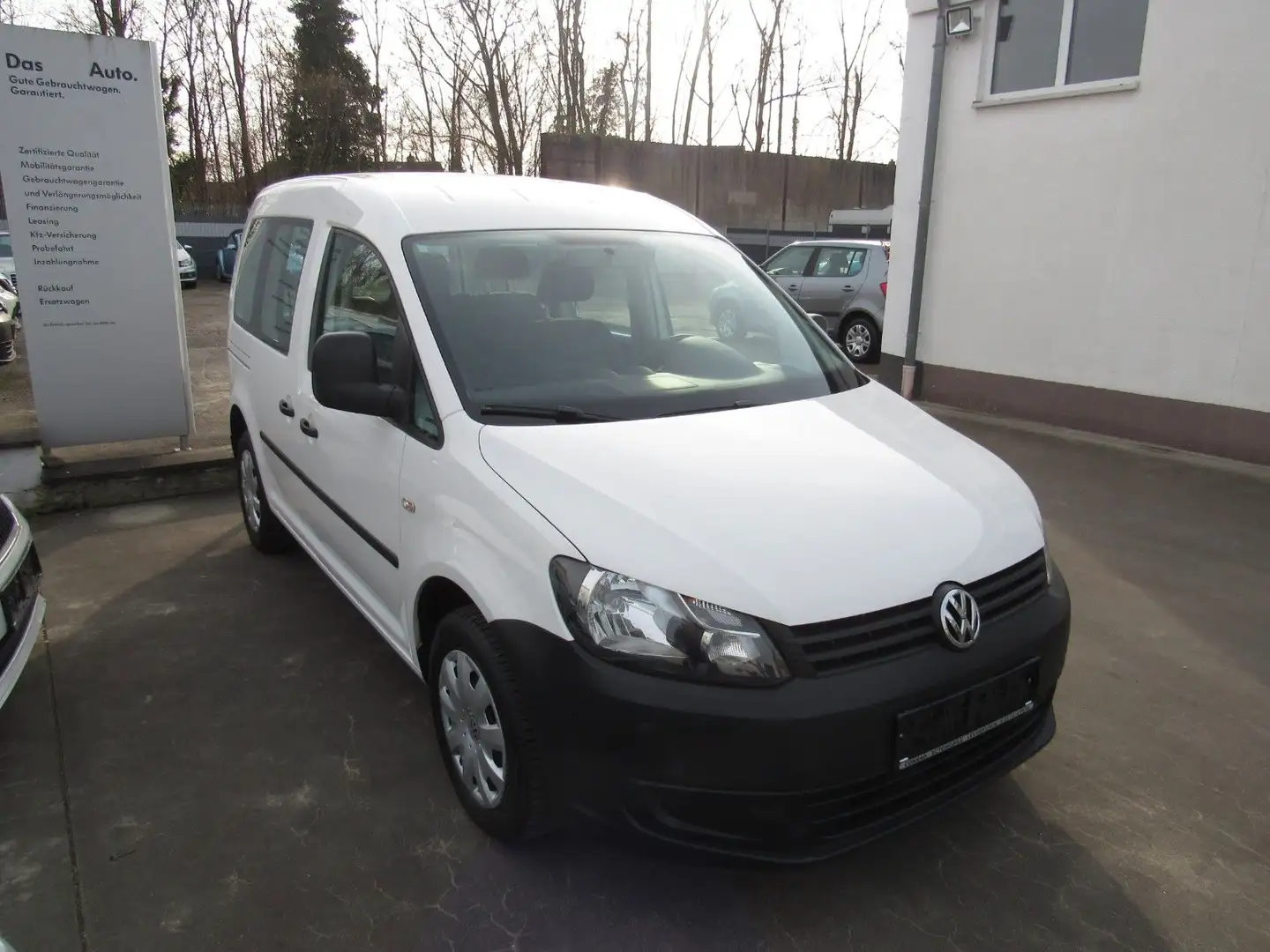 Volkswagen Caddy Kasten/Kombi Startline EcoFuel,KLIMA,NAVI. Weiß - 1