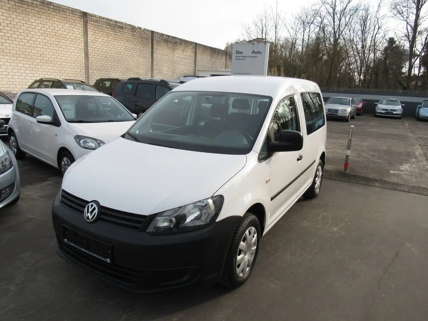 Volkswagen Caddy Kasten/Kombi Startline EcoFuel,KLIMA,NAVI. Weiß - 2
