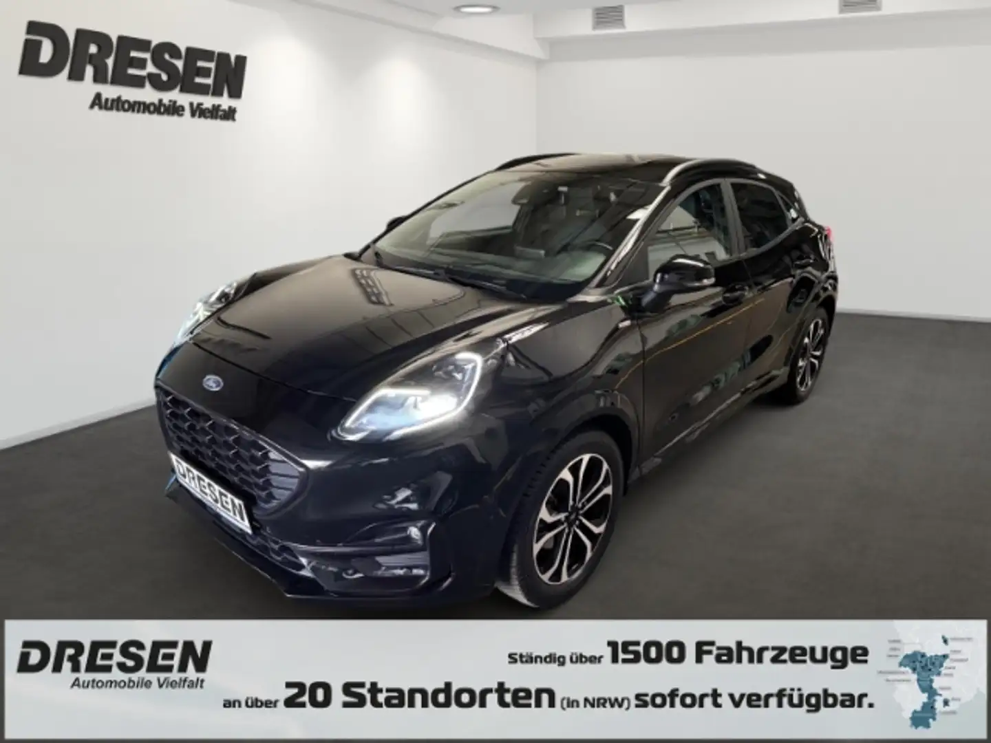 Ford Puma ST-LINE ECOBOOST 1.0 NAVI,KLIMA,BLUETOOTH,SITZHZG Schwarz - 1