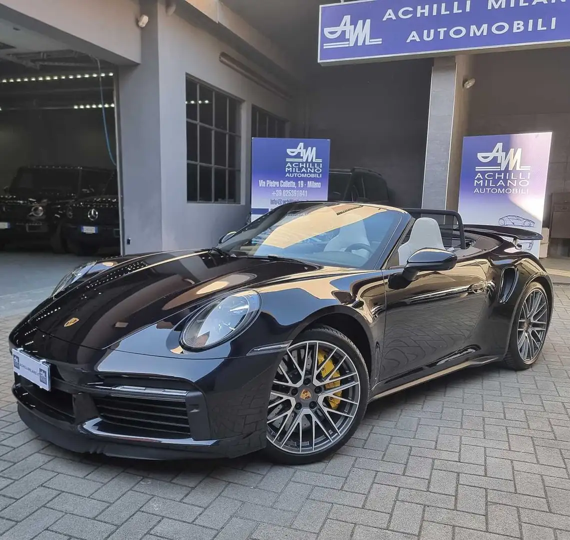Porsche 992 992 Turbo S Cabriolet 650CV - IVA ESPOSTA-GARANZIA Noir - 1