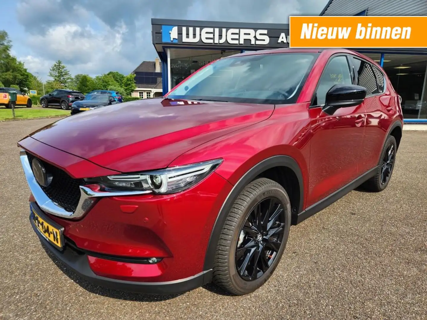 Mazda CX-5 2.5 194pk Automaat, Sportive, 4682 km!! Alcantara, Rouge - 1