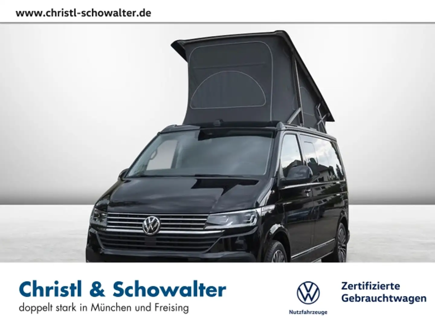 Volkswagen T6.1 California Ocean 2.0 TDI DSG LED NAVI ACC Noir - 1