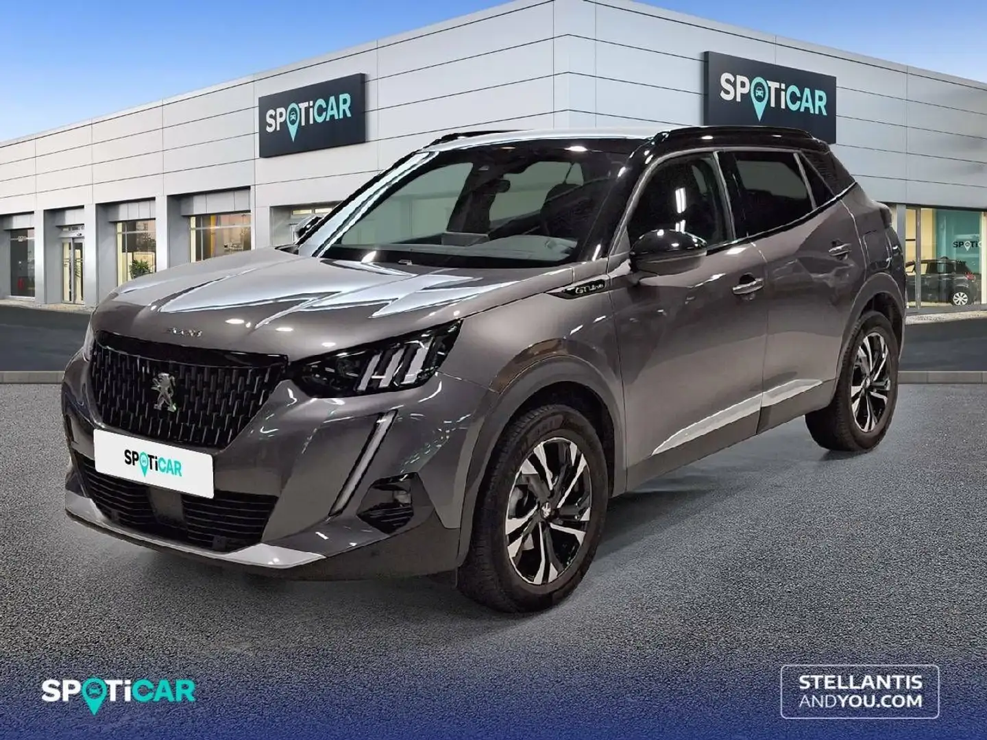 Peugeot 2008 1.2 PureTech S&S GT Line 130 Grijs - 1