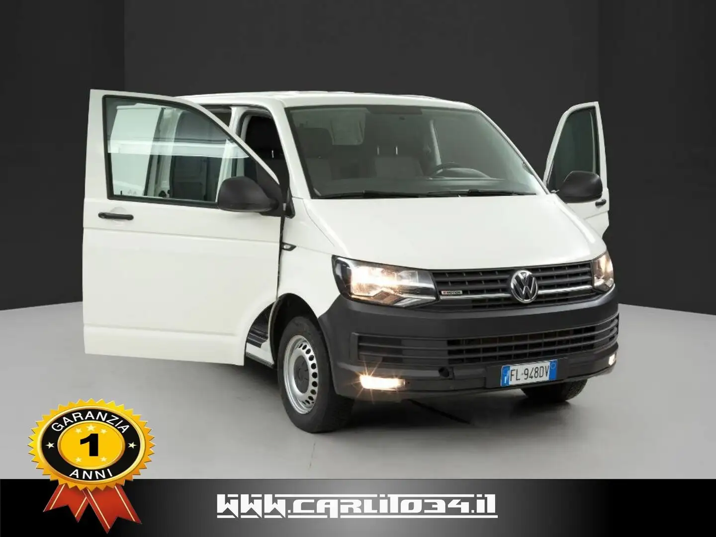 Volkswagen Transporter Transp.28 2.0 tdi 150cv 4mot. p.c. E6 Bianco - 1