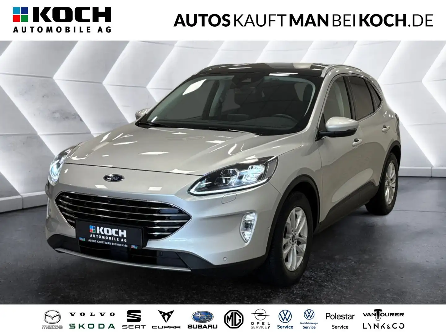 Ford Kuga 2.0 4x4 Titanium AHK SIDE ASSIST PANO CAM LED Silber - 1