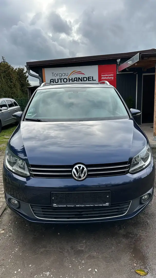 Volkswagen Touran Life BMT/1Hand/SHK./AHK./TÜV-05-27/Panoramadach Blau - 2