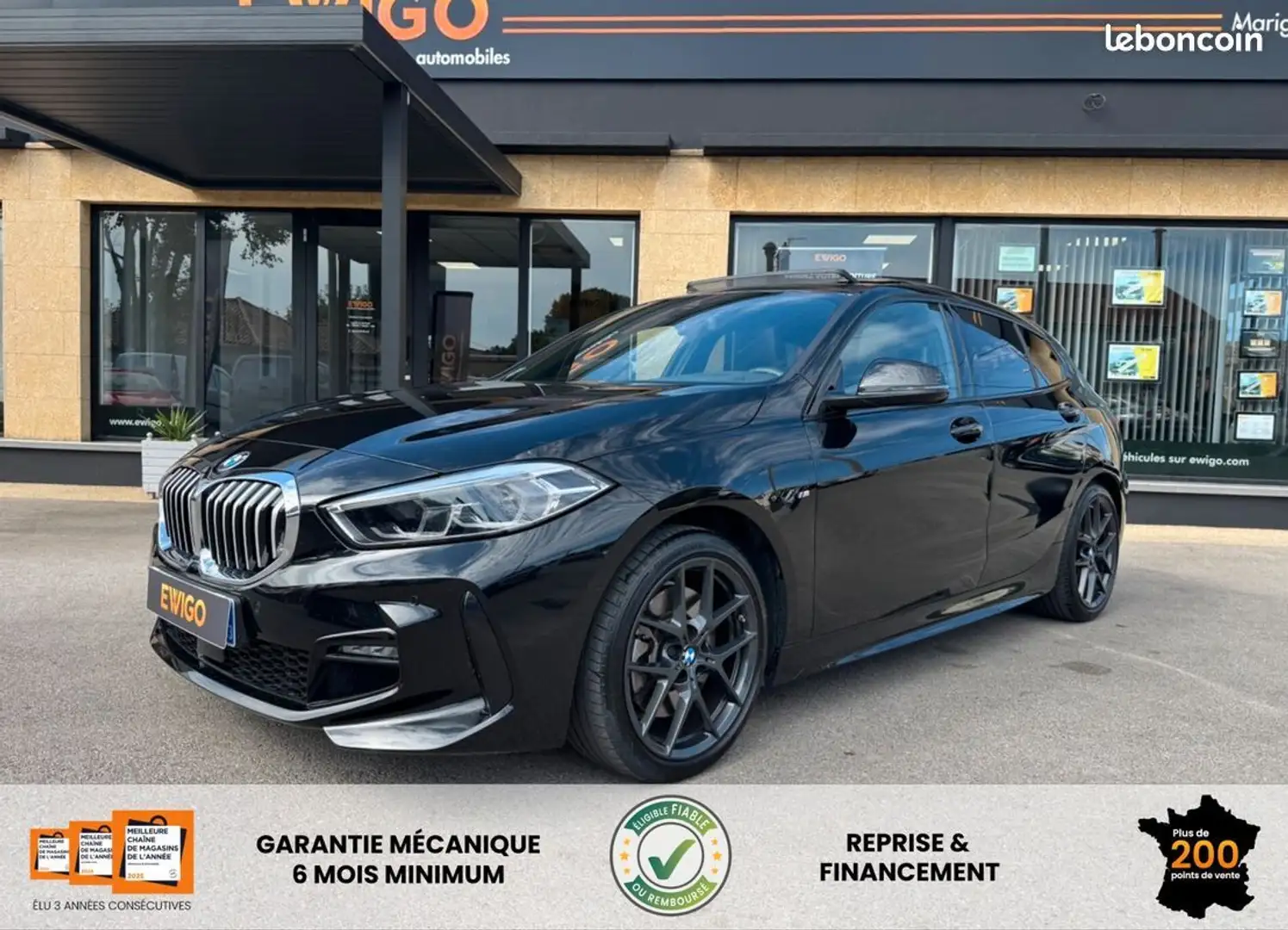 BMW 120 serie 2.0 120 d 190ch m-sport xdrive bva Negro - 1