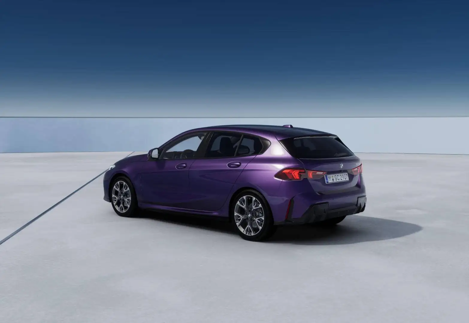 BMW 118 118d MSport Design Fioletowy - 2