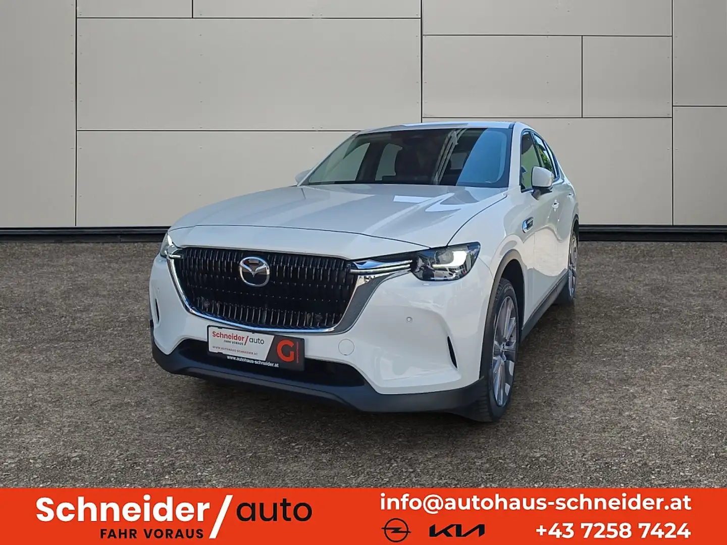 Mazda CX-60 2.5L e-SKYACTIV PHEV AWD PRIME Aut. Weiß - 1