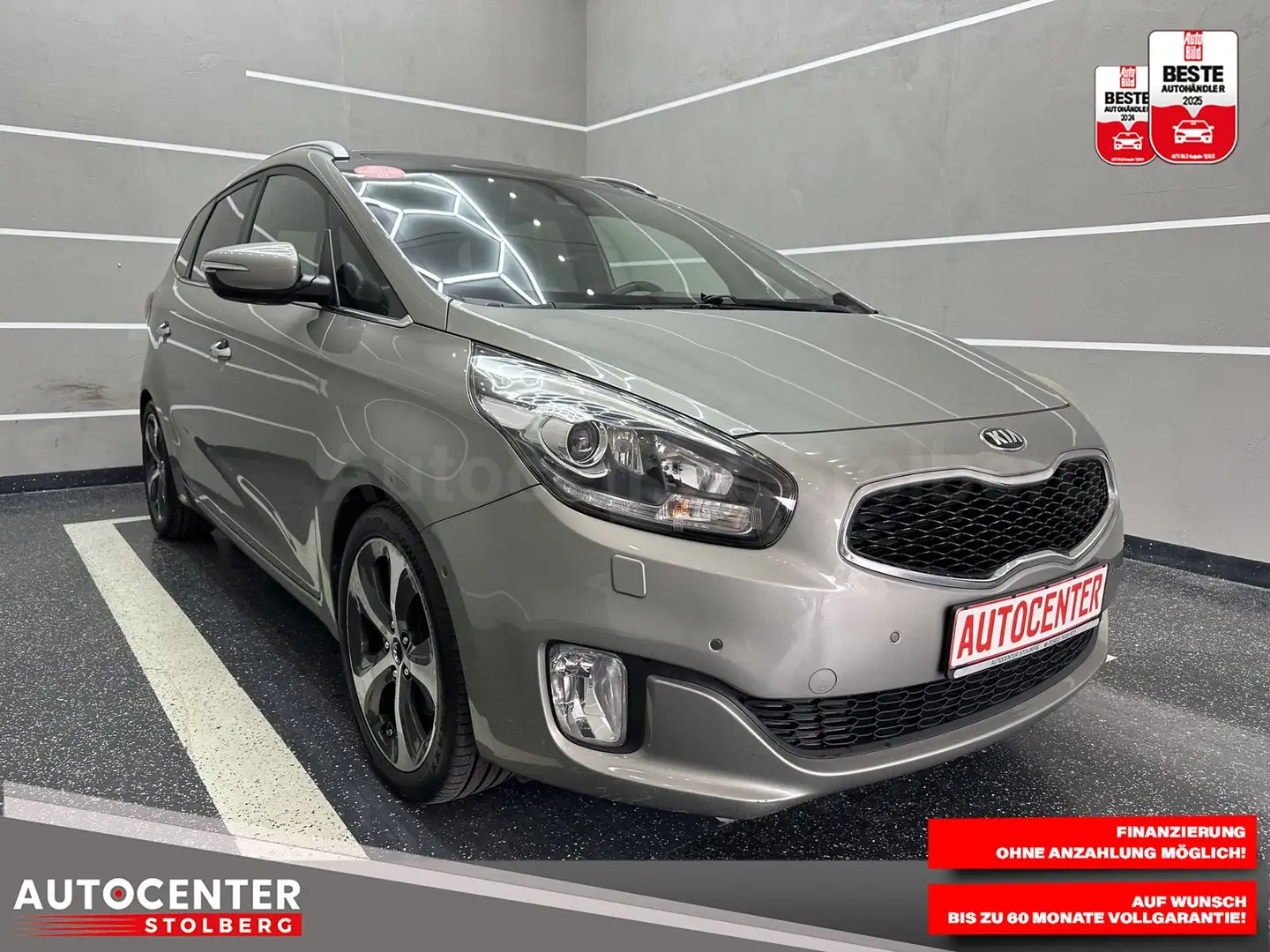 Kia Carens Spirit "7 SITZER-PANO-NAVI-CAM-LEDER" Silber - 2