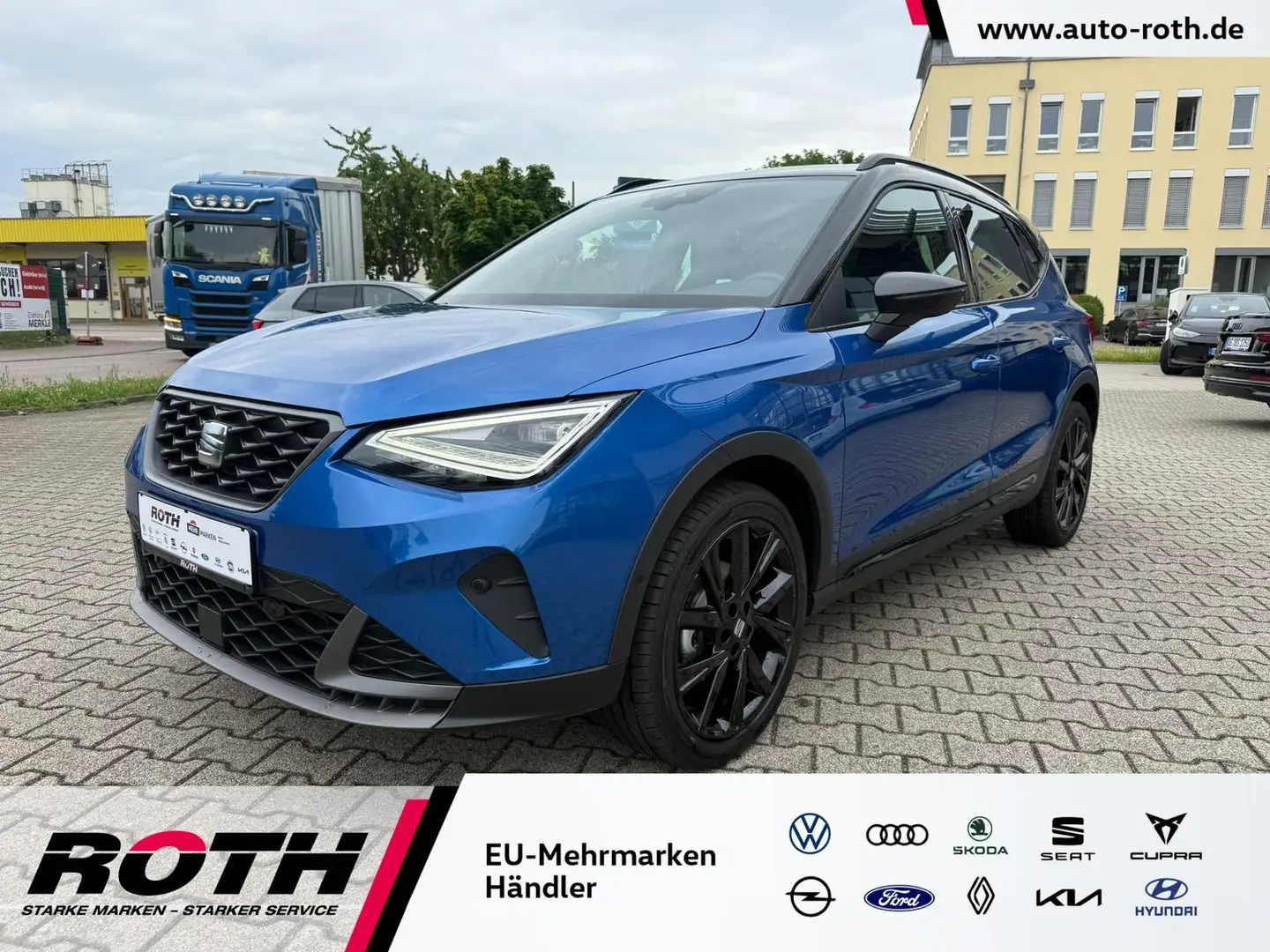 SEAT Arona 1.5 TSI DSG Black Edition LED*Navi*Kamera Albastru - 1