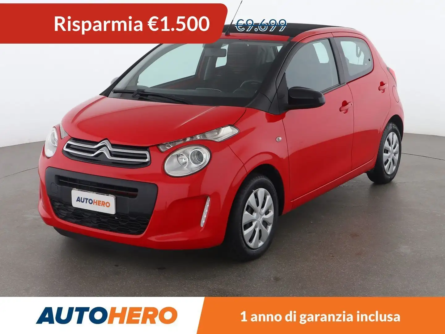 Citroen C1 1.0 VTi Feel 68 CV Rosso - 1