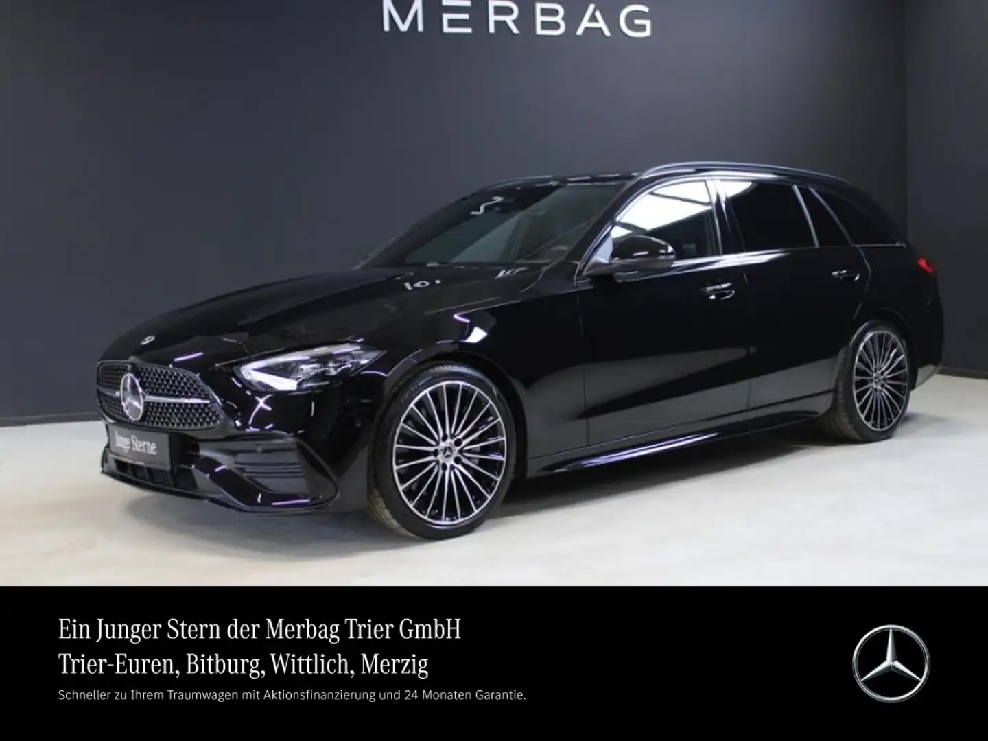 Mercedes-Benz C 200 T d *AMG Night Pano AHK 19" Memory Akustik Schwarz - 1