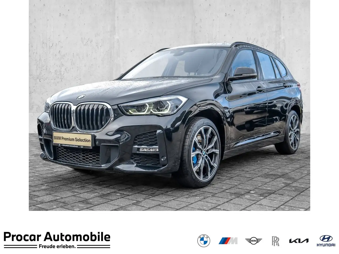BMW X1 sDrive18d M Sport HUD RFK NAVI LED PDC V+H Schwarz - 1