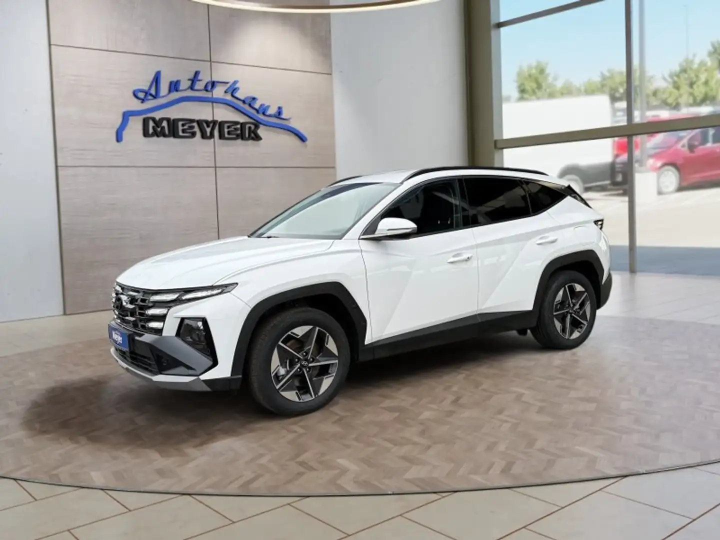 Hyundai TUCSON 1.6 T-GDI 18*Alu/LED/Navi/Keyless/Kamera      ** Wit - 1