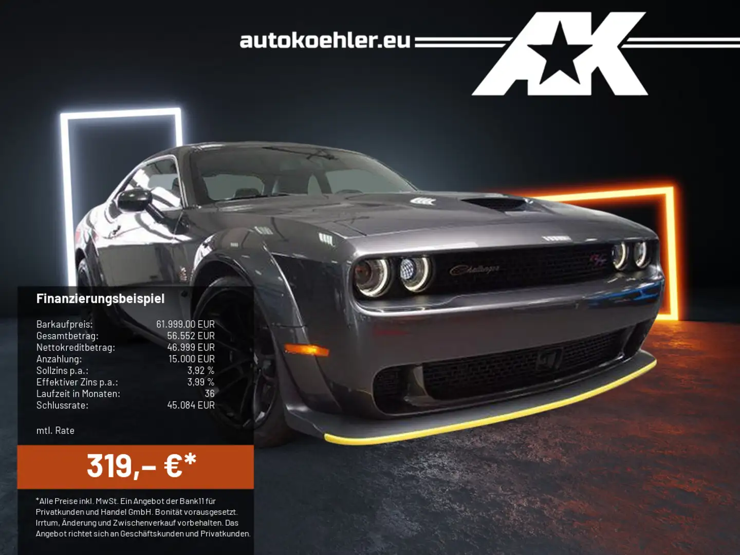 Dodge Challenger RT ScatPack Widebody Last Call Gri - 1