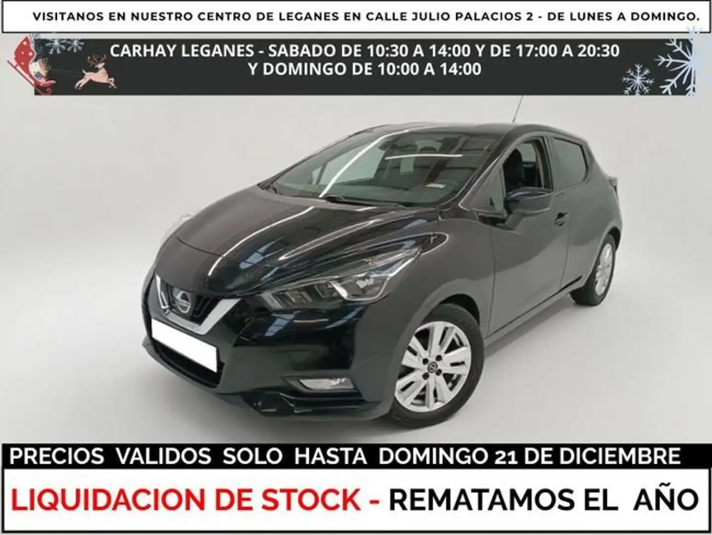 Nissan Micra IG-T N-Connecta 100 Noir - 1