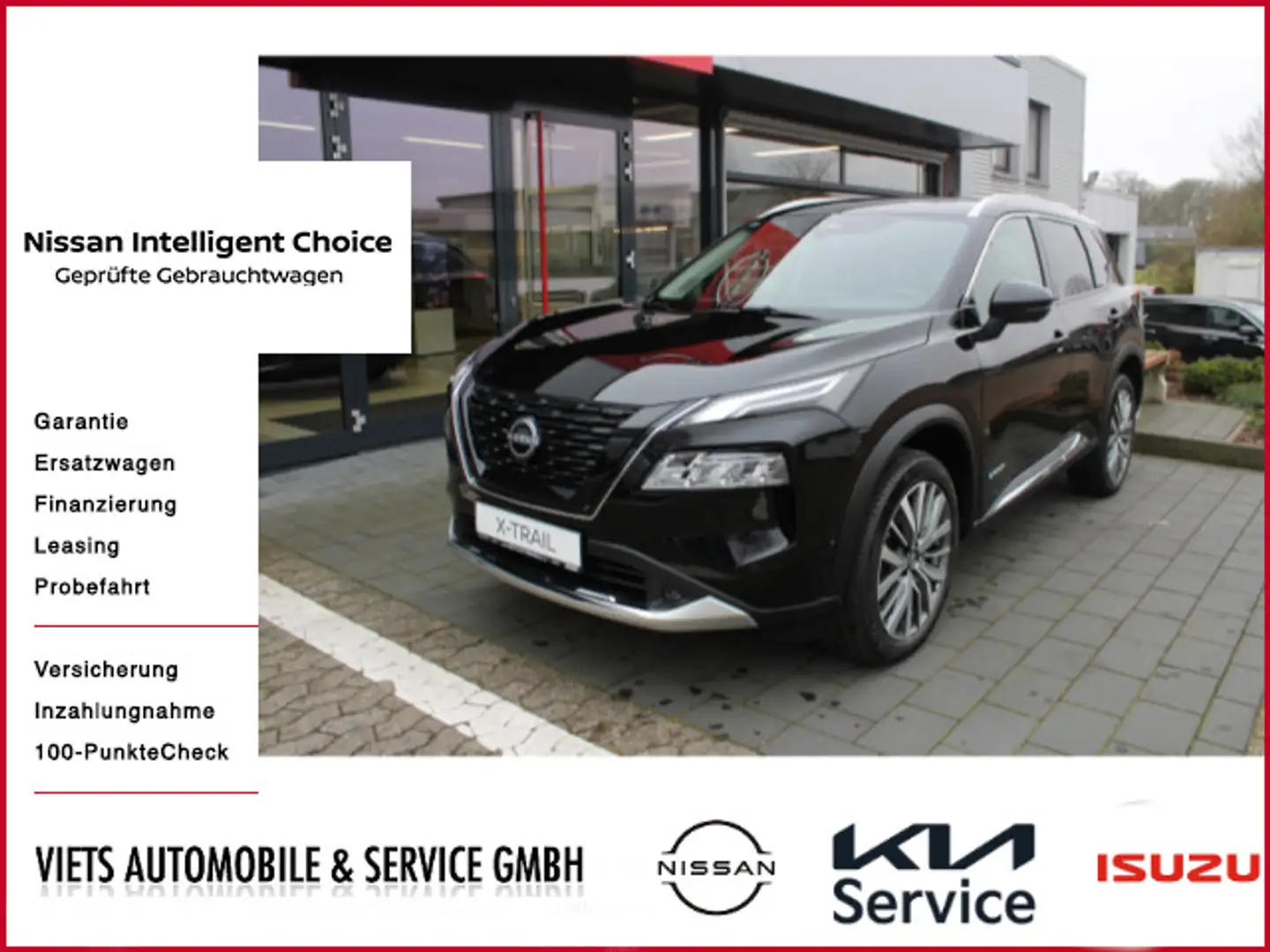 Nissan X-Trail 1,5 VC-T e-4orce Tekna Bose Glasdach Negro - 1