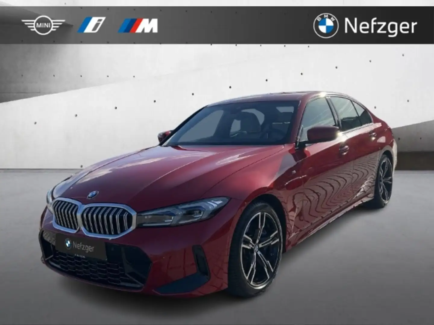 BMW 318 d Limousine MSport HUD Adap.LED HiFi RFK AHK Rot - 1